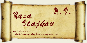 Maša Vlajkov vizit kartica